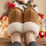 Women's Fuzzy Memory Foam Slippers Fluffy Winter House Shoes Indoor and Outdoor - Image 2
