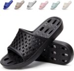Shower Shoes Men Quick Drying Women Shower Sandals Non-Slip Comfortable House Slippers Bathroom Hotel Flip Flops Slides With Students Gym