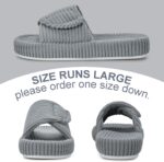 Women's Orthopedic Arch Support Slippers House Slippers for Women Adjustable Memory Foam Open Toe Indoor Bedroom Shoes Slide - Image 2