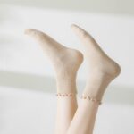 Women's Ruffle Socks,Casual Cute Ankle Breathable Knit Cotton Soft Frilly Crew Socks for Women 6 Pack - Image 2