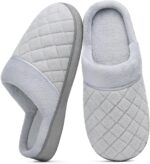 Unisex House Slippers for Women Men Memory Foam Indoor Bedroom Shoes