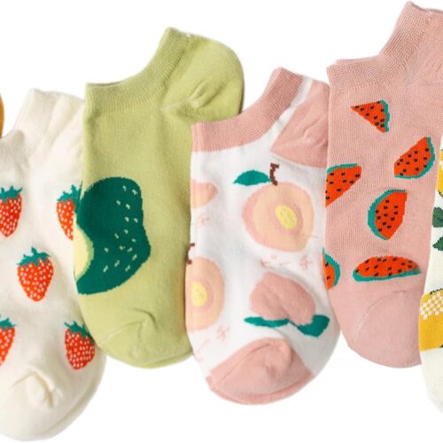 Cute Ankle Socks for Women - Aesthetic Funny Fun Low Cut No Show Socks for Girls and Teens